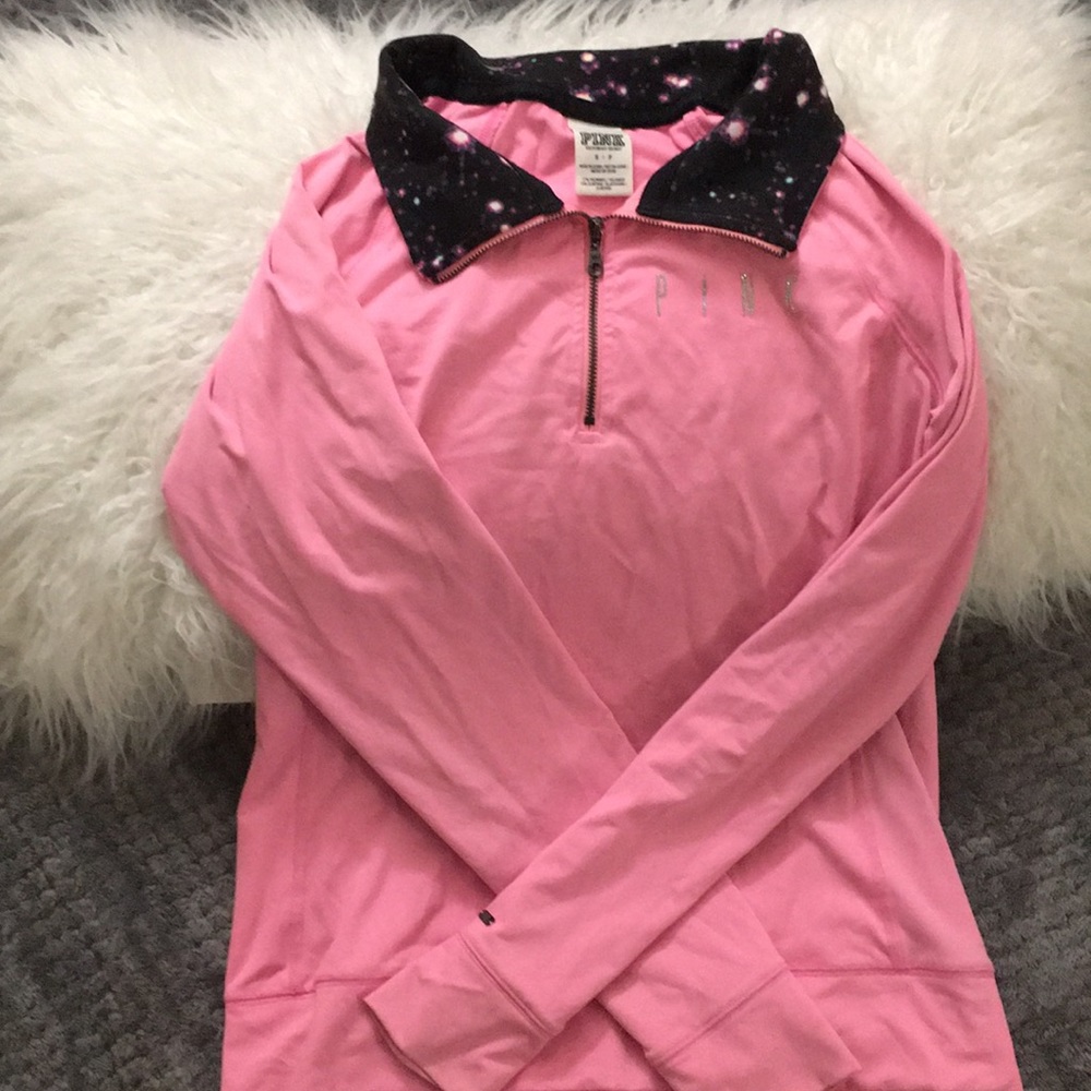 Vs pink long sleeve pull over